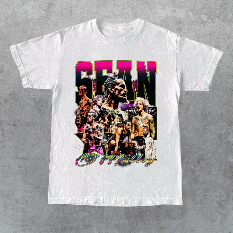 Vintage 90s Style Sean O'Malley T-Shirt UFC Suga