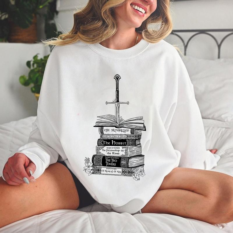 LOTR Books T shirt Hoodie Sweatshirt