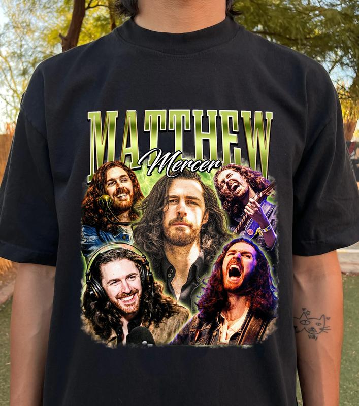 Hozier Matt Mercer Shirt, No Grave Can Hold My Body Down, Hozier In A Week Shirt, Hozier Unisex Gift, Gift for Fan Cotton Man Menswear Top