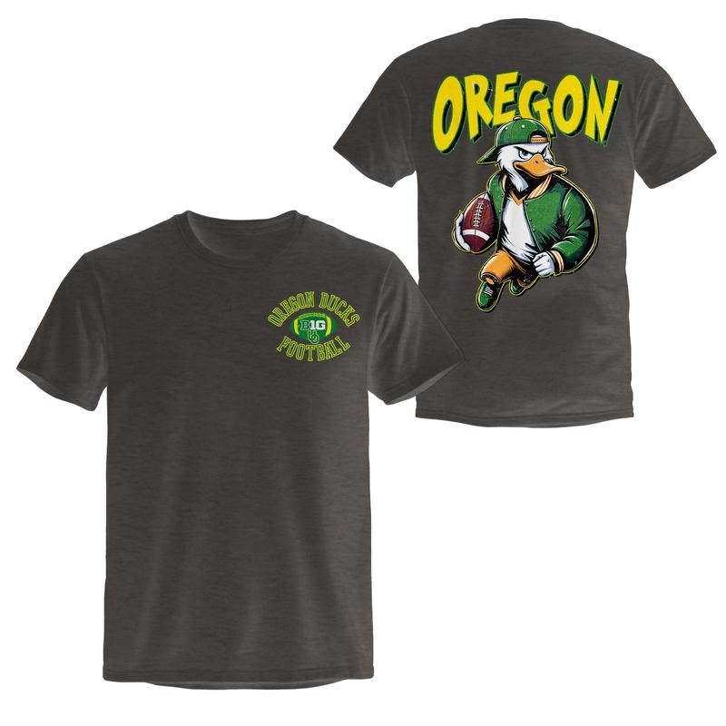 OregOn Ducks Big10 Football Huddle Shirt, Classic State of OregnS Football Spirit Evergreen Sports T-Shirt
