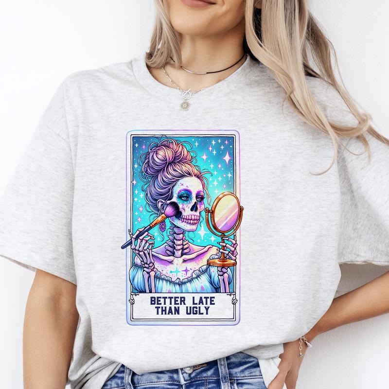 Tarot Card T-Shirts Beauty Industry  - Print is Sublimation, Unisex T-Shirt, Funny Tee, Funny Apparel, Gift Idea, Relaxed Fit, Casual Apparel, Cute To