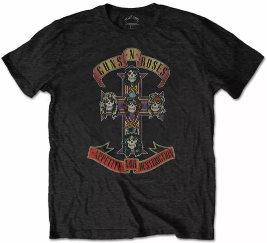 Guns N Roses T Shirt Appetite for Destruction Cotton T-shirt