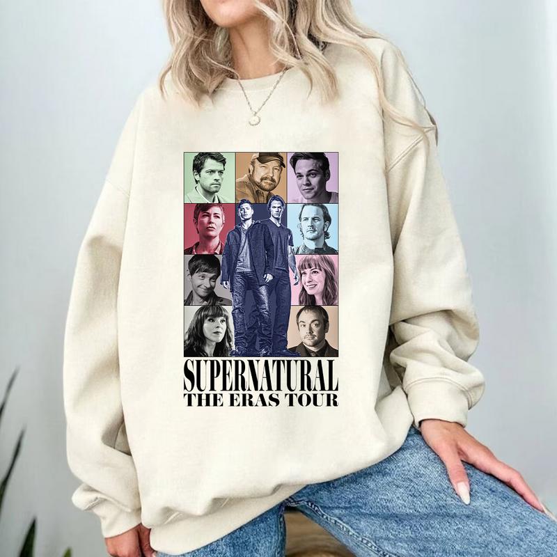 Supeernatural T Shirt, Supeernatural Era T Shirt, Gift For Woman and Man Unisex T-Shirt Sweatshirt Hoodie Casual Cotton