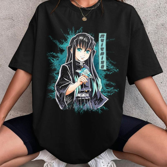 Muichiro with Paper Airplane T-Shirt,  Mist Hashira Shirt,  Mist Breathing Demon Slayer t-shirt, Kimetsu no Yaiba  Anime sweatshirt hoodie, Anime love