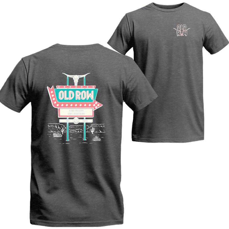 Local Boy Outfitters  Old Row Retro Sign T-Shirt, Old Row Short Sleeve Tee, Unisex Shirt