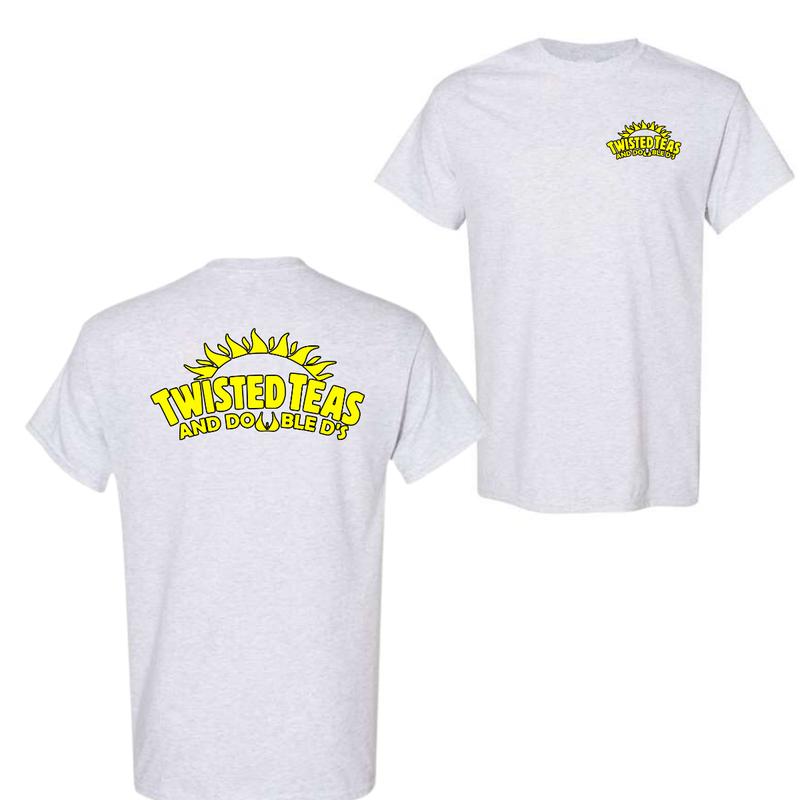 Twisted Teas and Double D's ver2 - 2 Sided - Tshirt Black - For Men - For Women