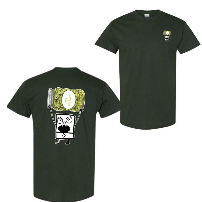 Doodlebob Pickles Essential 2 Sided T-Shirt, Funny T-Shirt, For Men, For Women