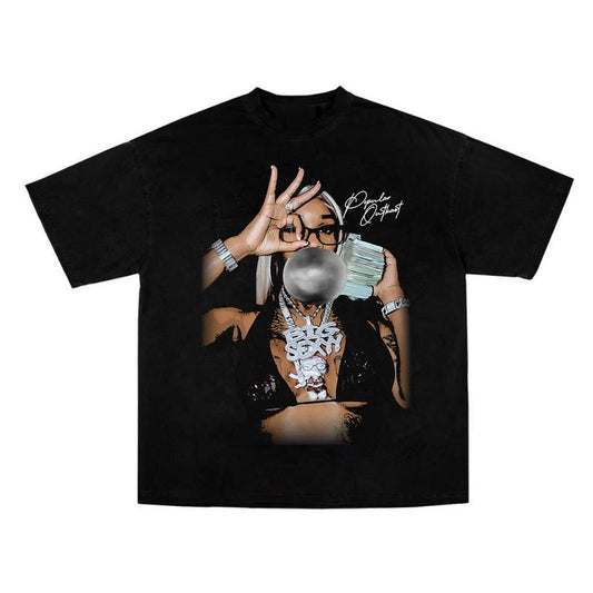 Sexxy Reddd Bubble Gum Big Face Graphic Rap Tee Shirt