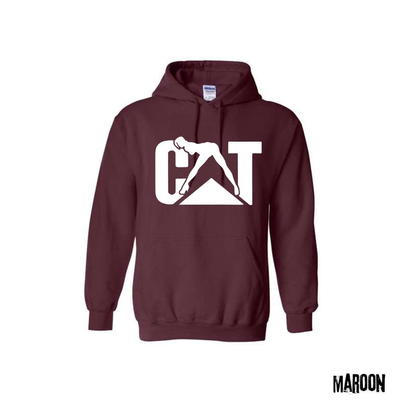 Cat With Woman Hoodie, Unisex Classic Fabric Shirt, lady Cat tee, Menswear 1 side front, Sweatshirts Pullover Long Sleeve