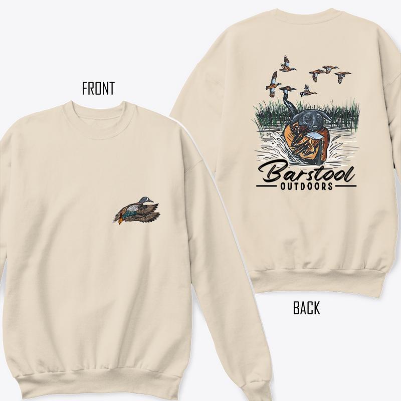 Barstool Outdoors Duck Hunt Ii T-shirt - 2 Side Tshirt For Men For Women Menswear Top