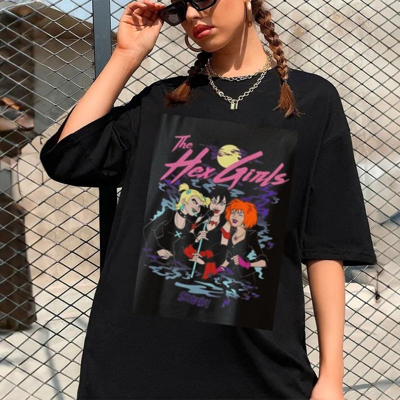 Unisex's Tshirt Size Usa Unisex Heavy Cotton, The Hex Girls Tee, Graphic Shirt, Gift For All,, Y2k Style, The Hex Girls Trending Shirt, Unisex Short S