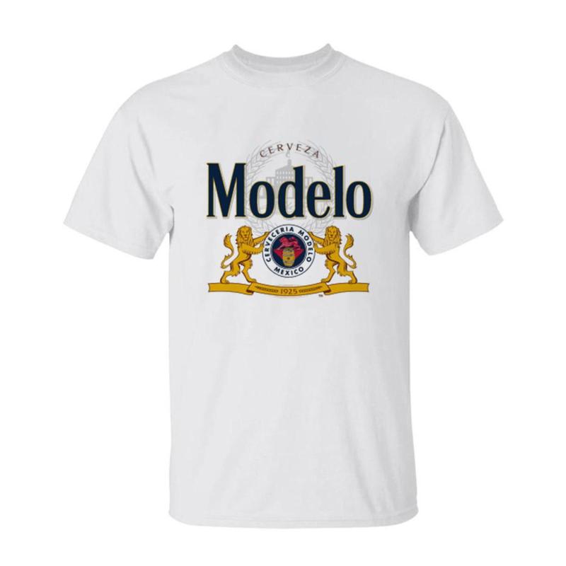 Men's Casual Fit T-Shirt with Modelo Beer Heritage Design - Menswear, Top
