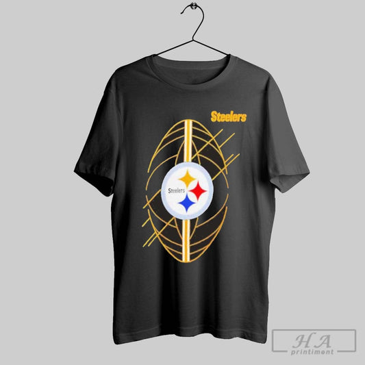 Pittsburgh Steelers Black Legend Icon Football Logo Shirt