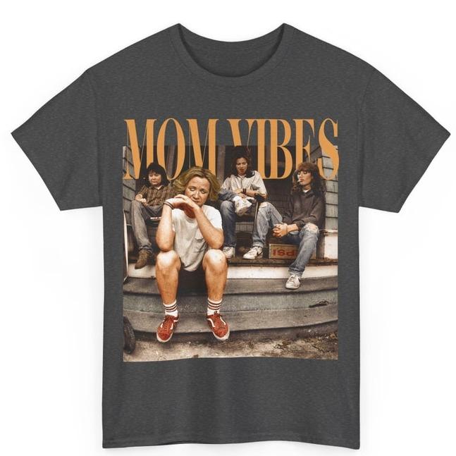 Mom Vibes Thug Life Shirt, 90s Mom Vibes T-Shirt, Mother's Day Gift, 80s TV Sitcom Mama Gift Unisex Heavy Cotton Tee
