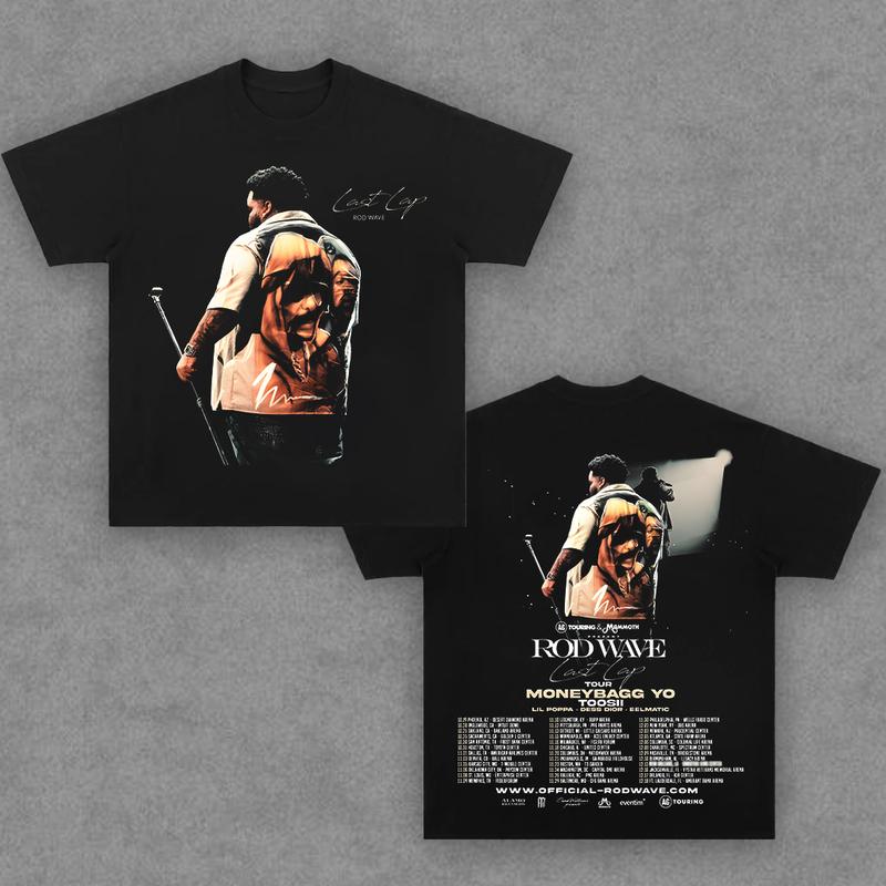 Rod Wave Last Lap T-Shirt,Graphic T-Shirt, Rapper Shirt Rap Tee, Vintage Y2K, Hoodie, Sweatshirt Clothing Cotton