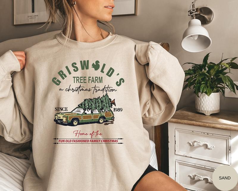 Griswolds Sweatshirt, Griswolds Tree Farm Shirt, Fun Old Fashioned Family Christmas, Christmas Sweatshirt, Cute Xmas Apparel, Griswold Tee