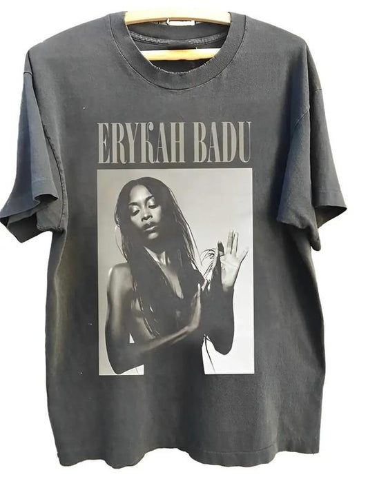 Erykah Badu Collection For Men Women Unisex S to 5XL T-shirt Cotton Menswear Cotton Menswear