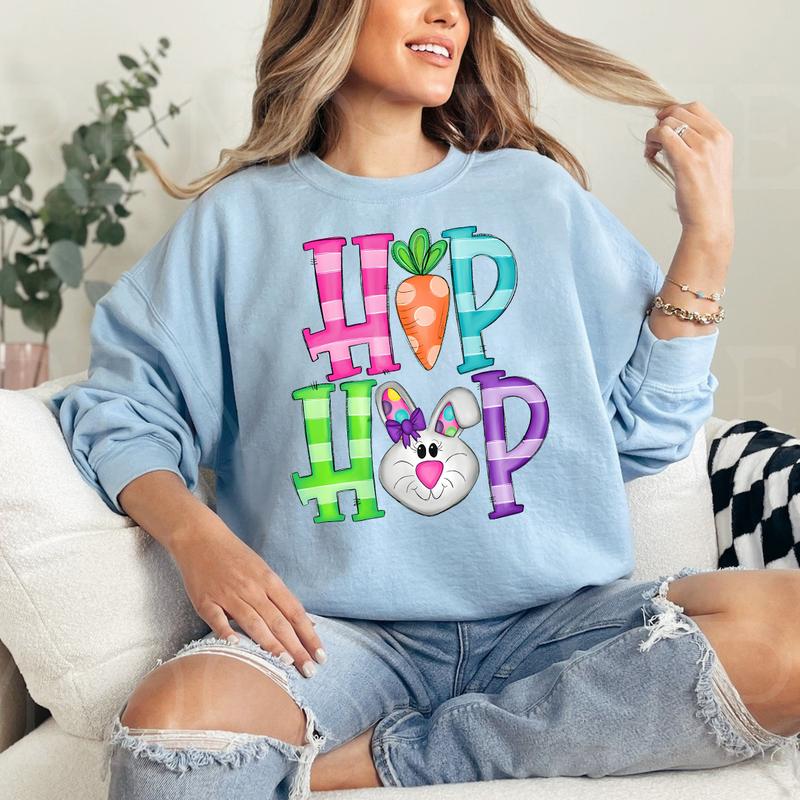 Hip Hop Easter Bunny Sweatshirt, Hoodie, T-shirt, Easter Shirt, Cute Easter Gifts, Peeps Shirt