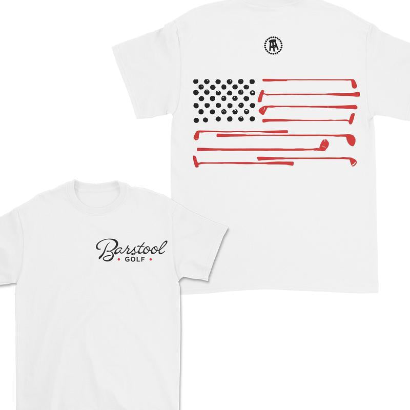 Barstool-Golf Flag Pocket Tee, Gift For Men, Gift For Women, Casual