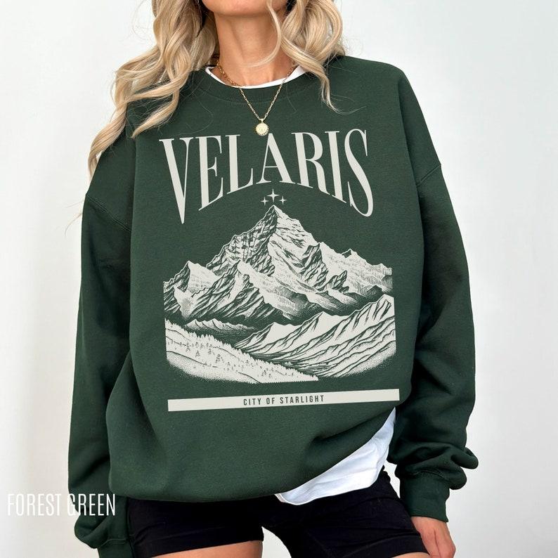 Velaris Sweatshirt (Officially Licensed) ACOTAR Sweatshirt, ACOTAR merch, ACOMAF Sweatshirt, SJM Merch, Bookish Merch, Book Lover Casual Comfort