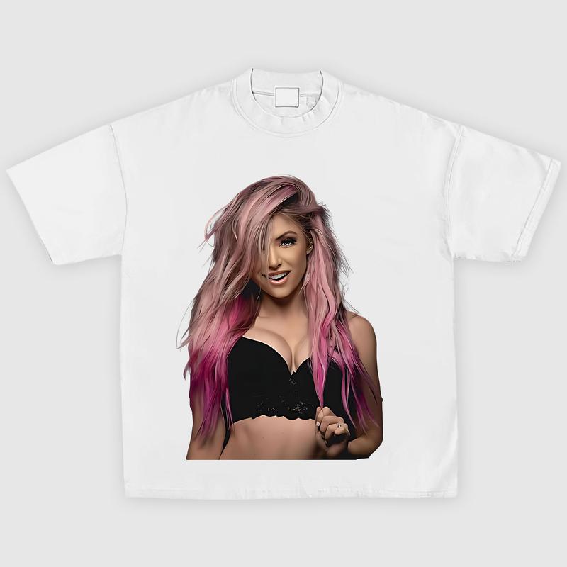 ALEXA BLISS V2 TEE, Wrestling Tee, WWE Tee, Wrestling Gift, Sports Shirt, Workout T-shirt, Gift for Him Gift For Her Hoodie Sweatshirt Streetwear