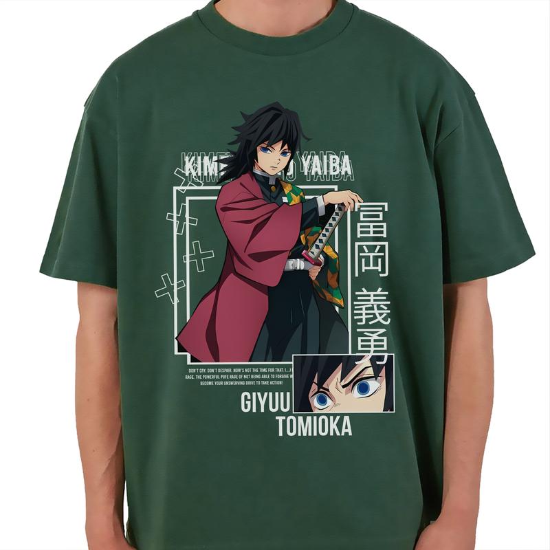 Giyu Tomioka Demon Slayer Shirt, Kimetsu No Yaiba t-shirt, anime sweatshirt hoodie, Tanjiro shirt, Rengoku t-shirt