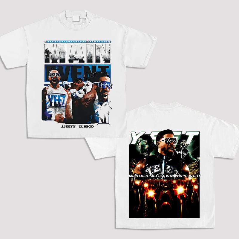 JEY USO TEE Wrestling Tee, Wrestler Shirt, WWE Shirt, WWE Merch, MMA Shirt, Sports T-shirt, Wrestling Gift, WWE Collection Hoodie Sweatshirts