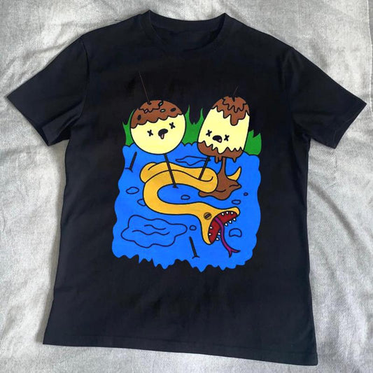 RARE!! Adventure Time T-shirt Princess Bubblegum Rock's Snake T-shirt S-5XL, Rock Music Band Shirt, Rock Band Music Shirt