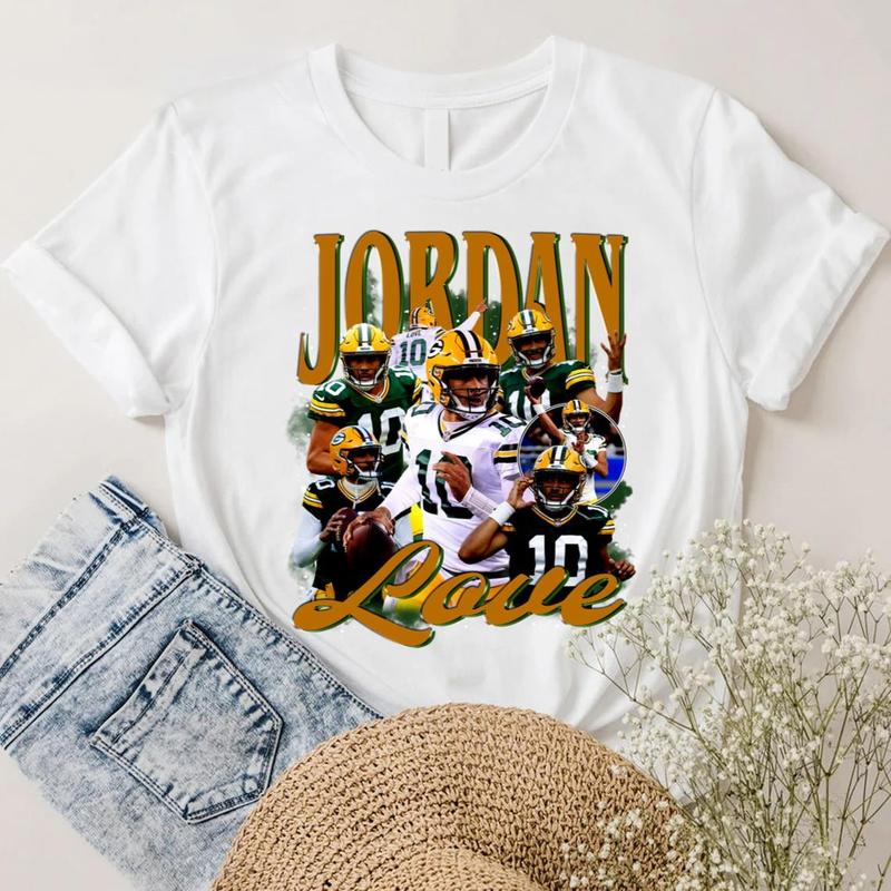 Trendy tshirt halloween - Packers Football Star Jordan Love 90s T-shirt, T-Shirt Beautiful 2