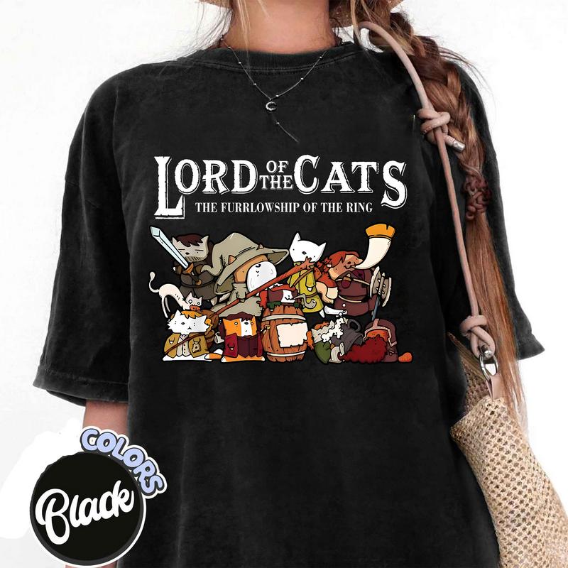 Lord Of The Cats LOTR T Shirt Hoodie Sweatshirt Sweater