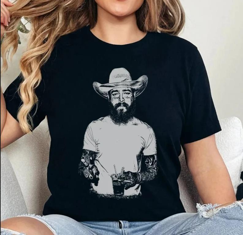 Black Malone Shirt, Country Shirt, Concert Shirt, Had Some Help Shirt, Posty Tee Cotton Fabric
