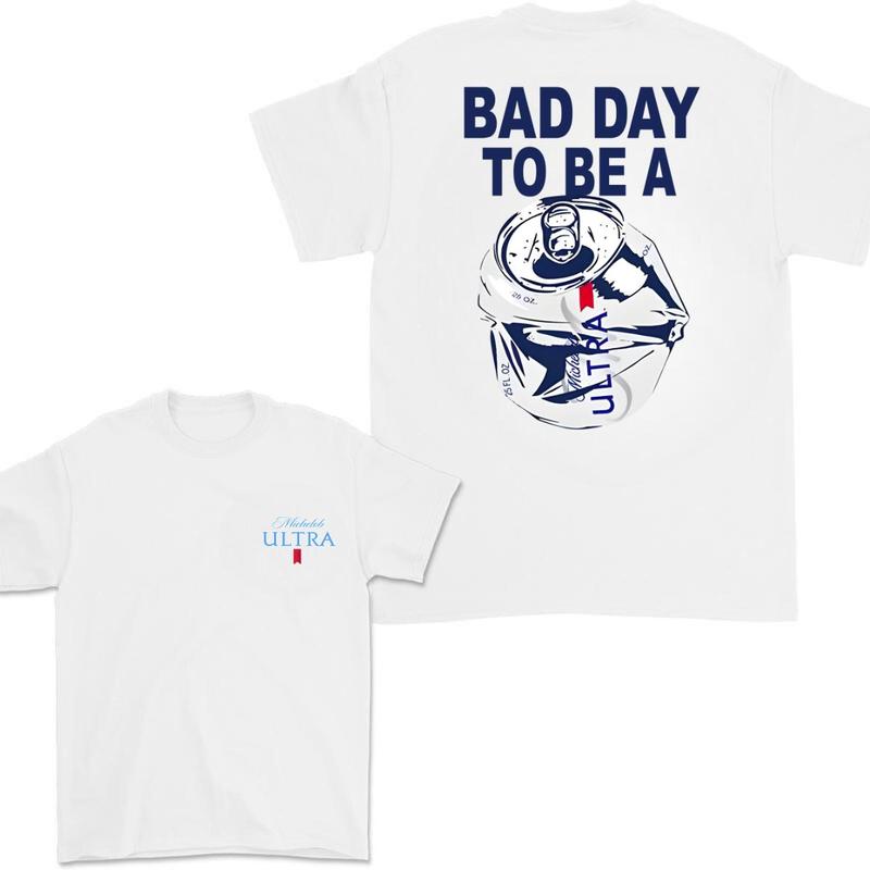 Bad Day To Be A Michelob Ultra 2 Sides T-shirt, Michelob Ultra Tshirt Full Color For Men And Women T-shirt, Michelob Ultra Beer T-shirt