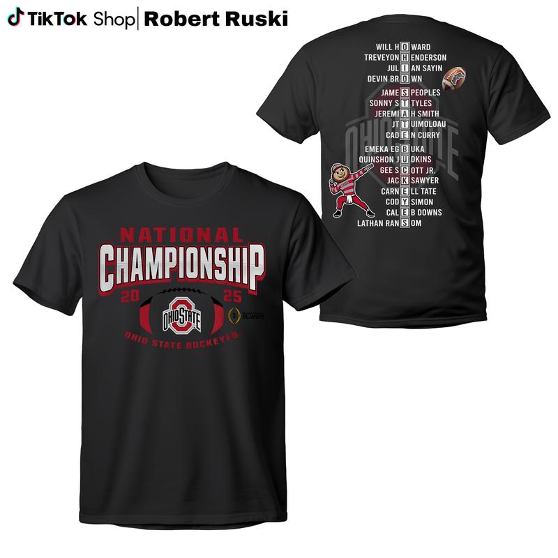 Ohio National Championship 2025 Shirt, Buckeye T-Shirt, Game Day Shirt, Gift For Ohio Fans