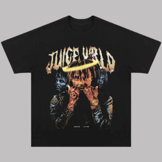 Retro JU1C3 VVRLD T-Shirt, JU1C3 VVRLD Vintage Tee, Music Rap Graphic Tees, Sweatshirt, Unisex Shirt Menswear Womenswear Streetwear