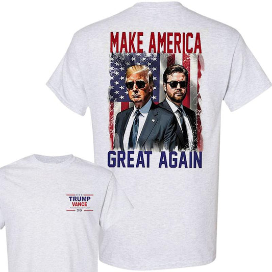 Trump Make America Great Shirt, Trump Vance 2024 Shirt, Trump Vance Make America Great, Gift For Trump Supporters, Election 2024, Unisex Cotton 2 Side