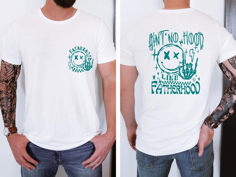 Aint No Hood Like Fatherhood Shirt, Funny Dad Shirt, Rock and Roll Dad Shirt, Gift For Husband, Father's Day Gift, Gift for Dad