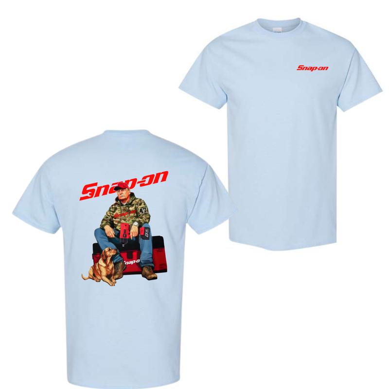 Snap on Trummpp Camo Unisex Cotton T-Shirt, Fuel Hand Drill Dog Hunt Shirt For Men For Women