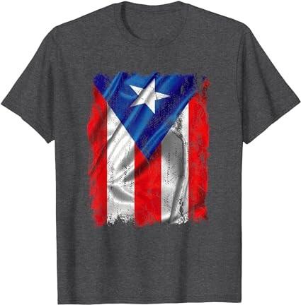 Vintage Puerto Rico Flag for men, women, Retro Patriot Puerto Rico Flag, I Love Puerto Rico T-Shirt