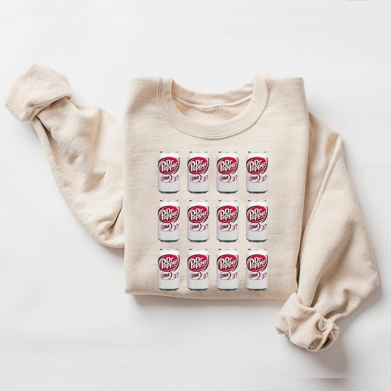 Diet Dr Pepper Cans Sweatshirt for Christmas, Soft Drink Hoodie Tshirt Sweatshirt