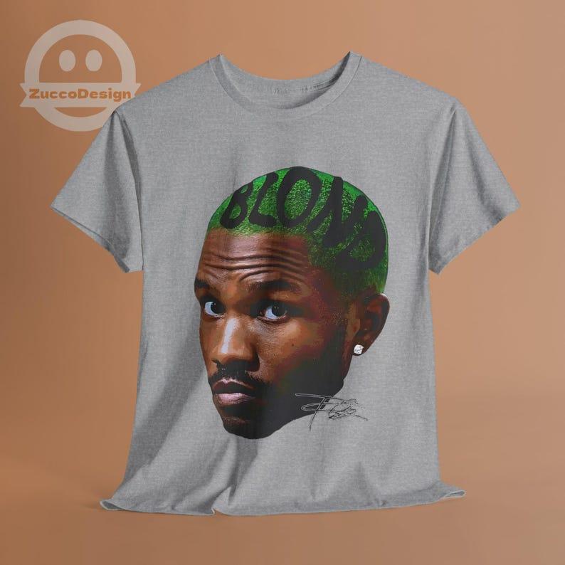 Frank Ocean Face T-shirt - Graphic Tees, Frank Ocean Album, Frank Hoodie, Blonded, Blond, Nostalgia, 90s vintage, Music Gift, Streetwear - Tshirt