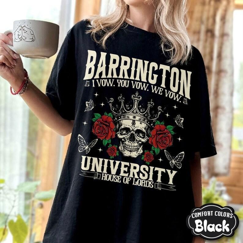 Barrington University Comfort Colors Shirt, Haunting Adeline Shirt, the Ritual Merch, Dark Romance Book Club, Smut Shirt, Fantasy Reader