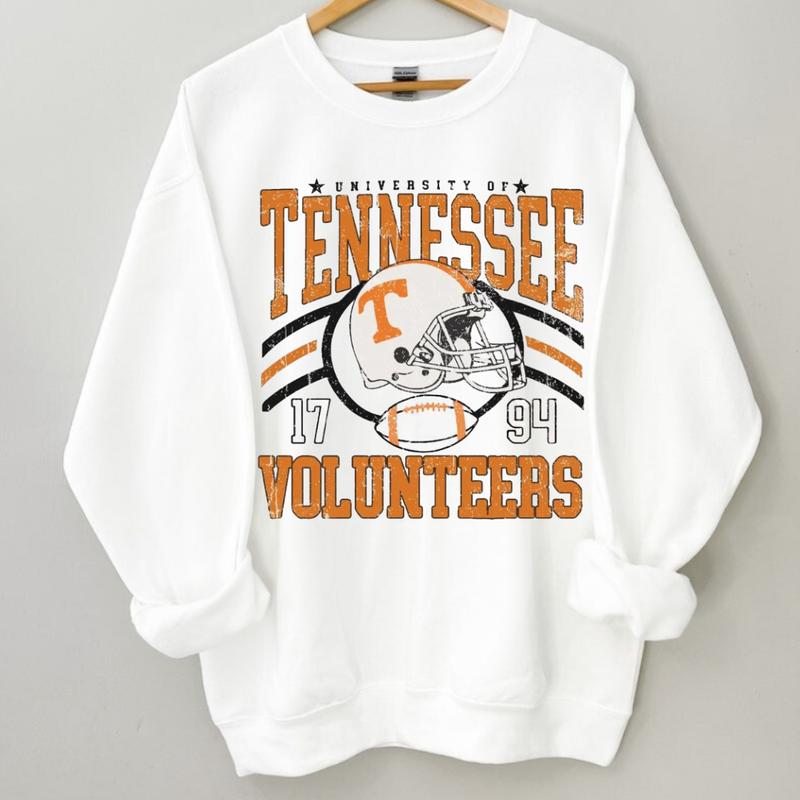 Vintage 90s Tennessee Football T-shirt Sweatshirt, Tennessee Graphic Tee, Sport Shirts, Tennessee T-shirts, Tennessee Travel Gift, Tennessee Game Day