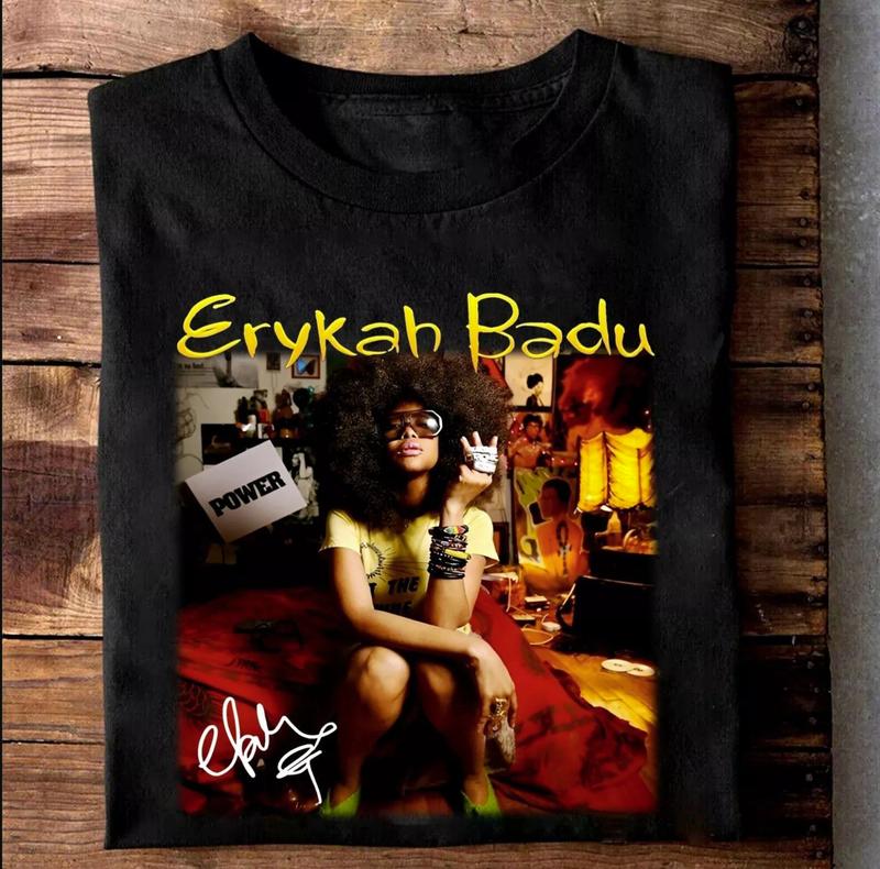 Erykah Badu Singer Shirt New Popular Unisex S-3XL T-Shirt