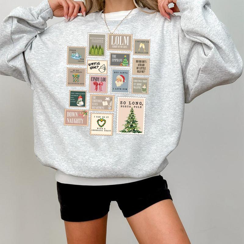 TT Vintage Song in Albums Christmas Version SweatshirtTshirtHoodie, Christmas Breathable Fabric Sweatshirt, Fan Shirt