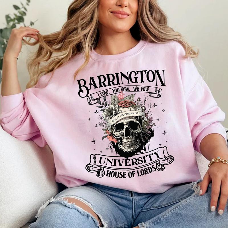 Barrington University The Ritual Sweatshirt, Shantel Tessier Merch, Book Lover Shirt, Bookish Merch, Booktok Shirt, LORDS Series Book Shirt, Dark Roma