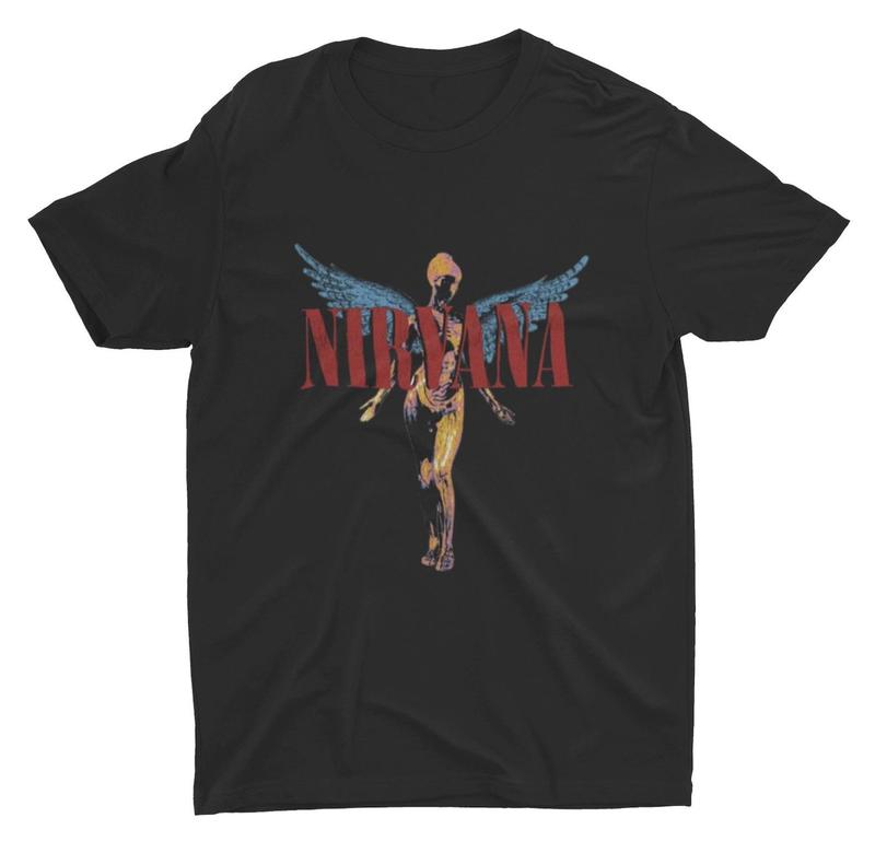 Nirvana Incesticide Album cover gift for fans Vintage Kurt Cobain Tshirt -Vintage unisex graphic tee (2) Menswear Top Underwear Streetwear