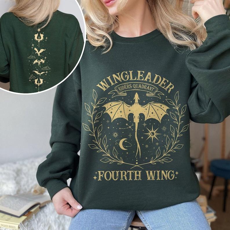 Fourth Wing Sweatshirt, Riders Quadrant Basgiath War College Sweatshirt, Dragon Rider Shirt, Rebecca Yoros, Violet Sorrengail, Booktok Shirt, Book Lov