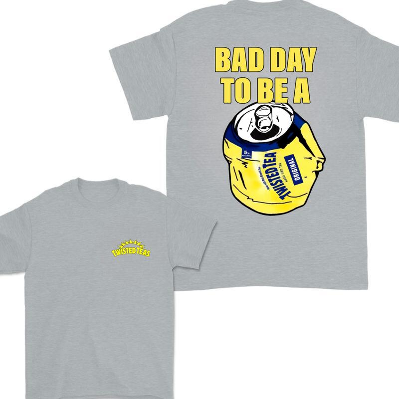 Bad Day To Be A Twisted Teas 2 Sides Tshirt, Twisted Teas Tshirt Full Color For Men And Women Tshirt, Twisted Teas Tshirt