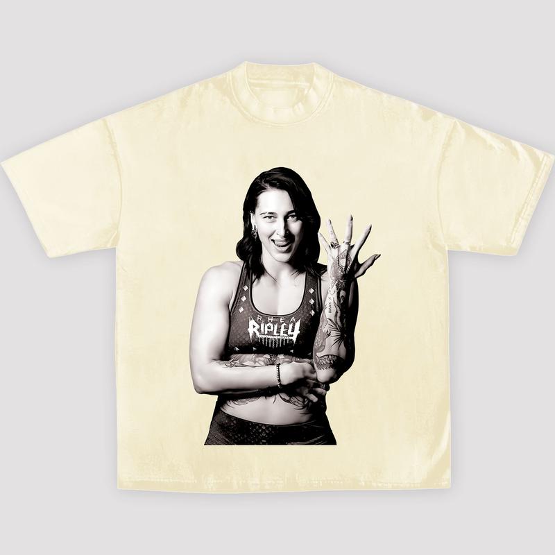 RHEA RIPLEY NEW TEE, Wrestling Tee, WWE Tee, Wrestling Gift, Sports Shirt, Gift for Him Gift For Her Streetwear Hoodie Sweatshirts