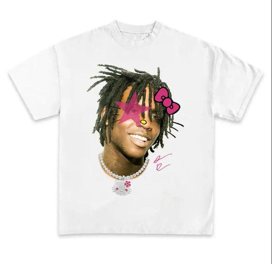 Chief kitty Keef star pink Tee Classic Cotton